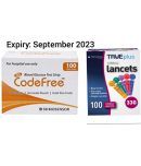 SD Codefree 100 Test Strips with 100 Lancets