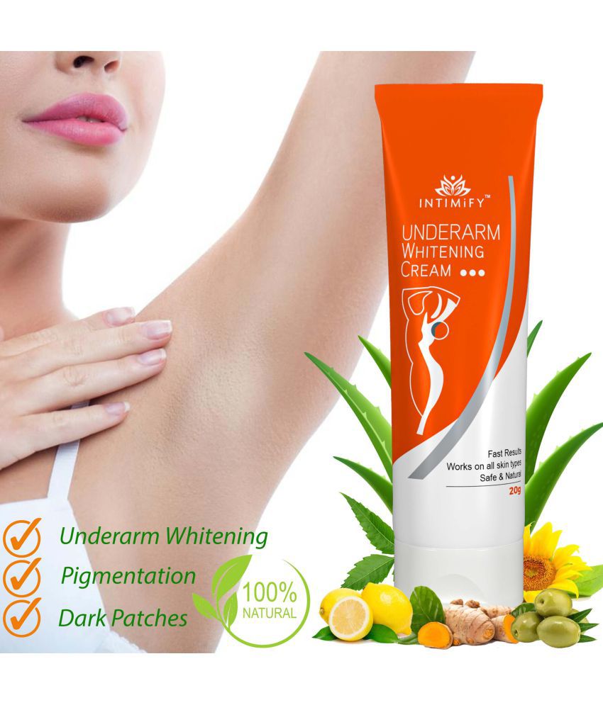     			Intimify Underarm Whitening Cream, for Skin brightening, Skin whitening, underarm cream, 20 gm