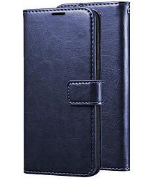 Doyen Creations Blue Flip Cover For VIVO V23 PRO  Leather Stand Case