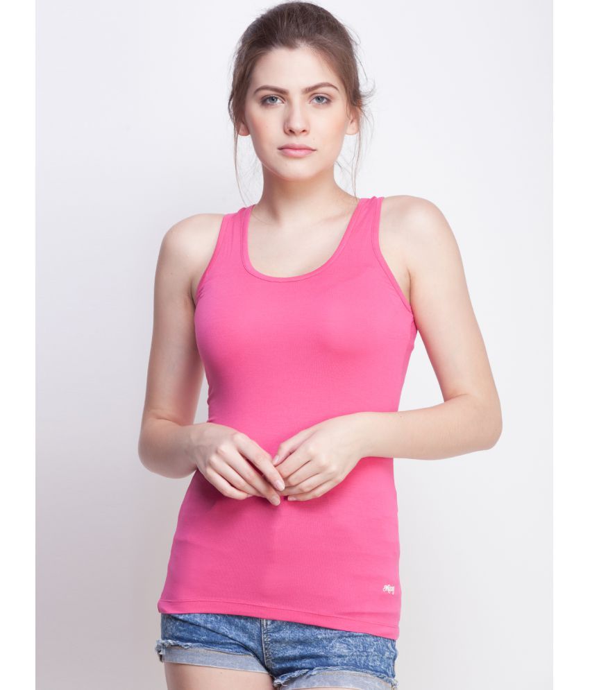     			Dollar Missy Spandex Camisoles - Pink Single