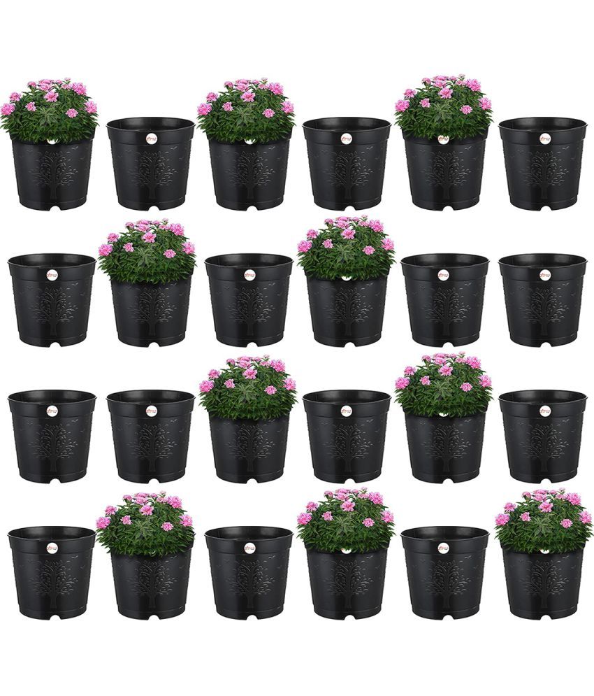 Kraft Seeds! 24 Pcs Plastic Garden Nursery Pots Flower Pot Seedlings ...