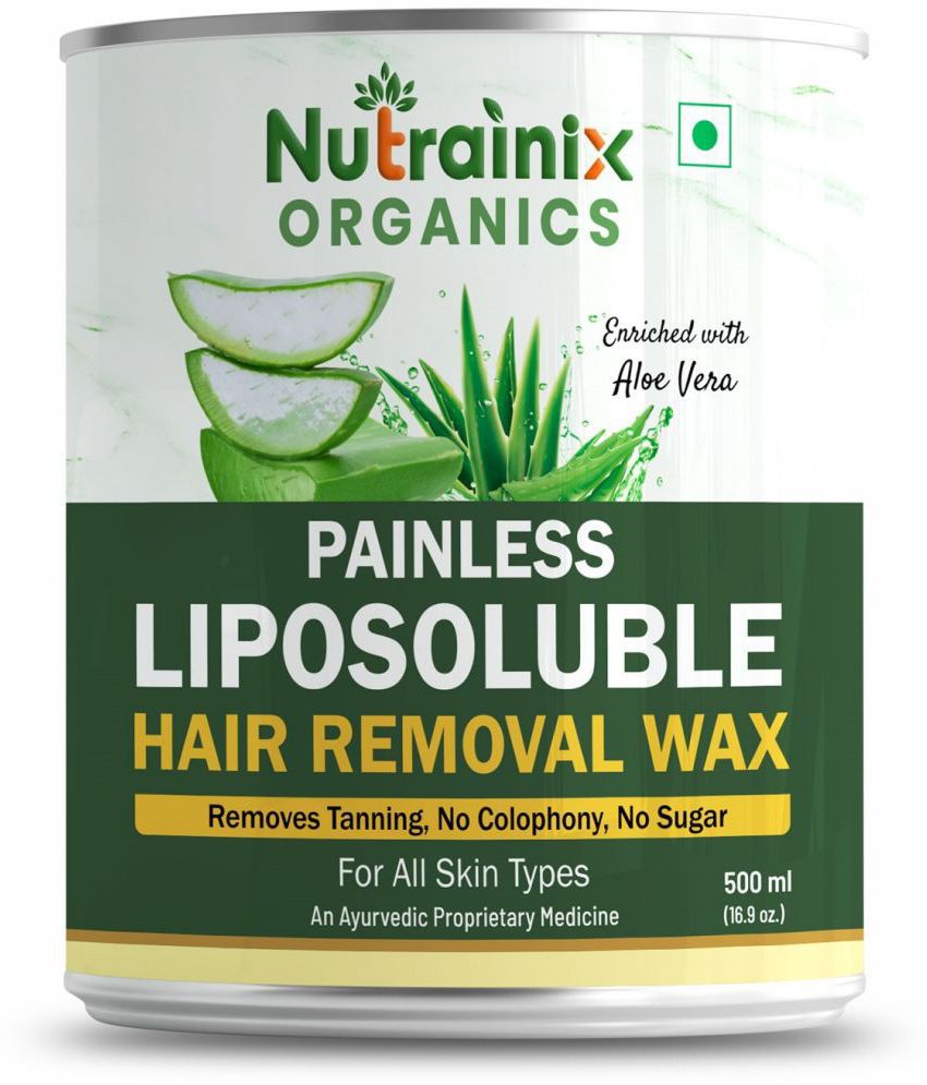     			Nutrainix Organics Liposoluble Hair Removal Wax Aloe Vera Hair Removal Gel 500 g