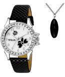 Mikado Leather Round Womens Watch