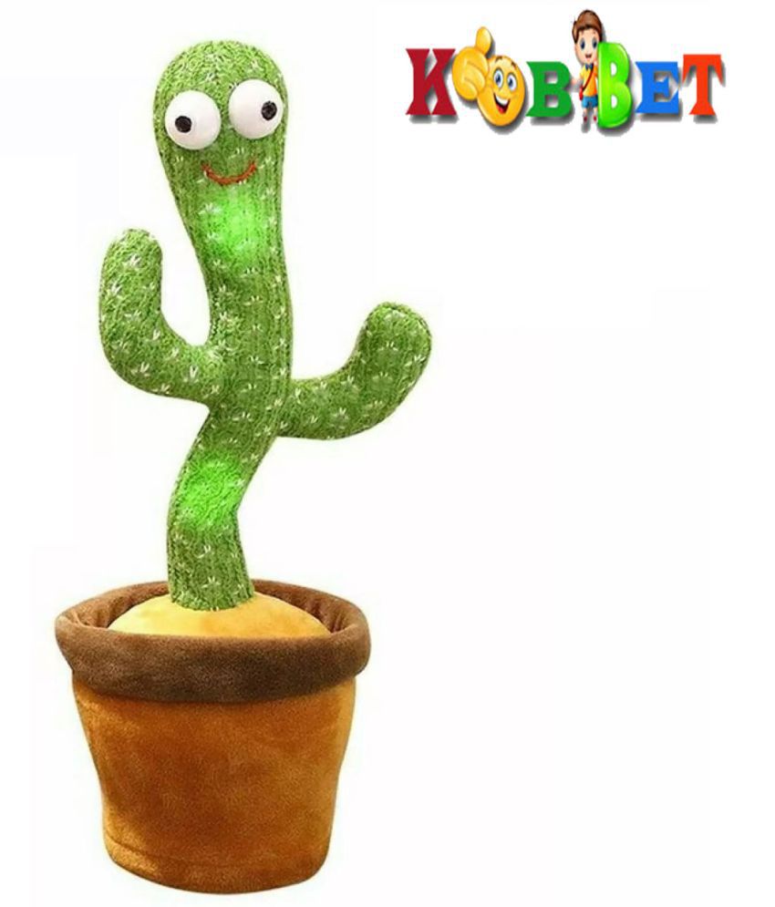     			Dancing Cactus Talking Toy,Cactus Plush Toy, Wriggle Singing Recording Repeats What You Say Funny Education Toys for Babies Children Playing, Home Decorate Best Gift