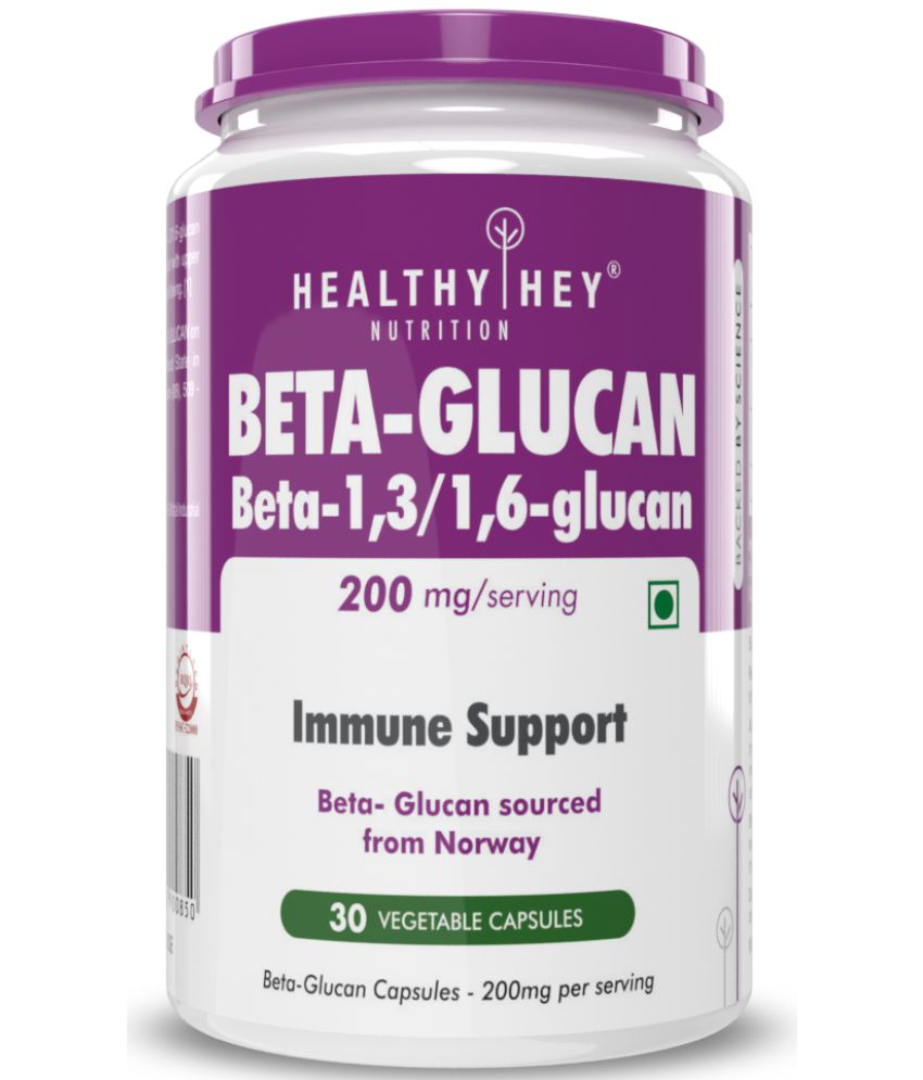     			HEALTHYHEY NUTRITION Beta-Glucan Beta-1,3/1,6-glucan Capsule 200 mg