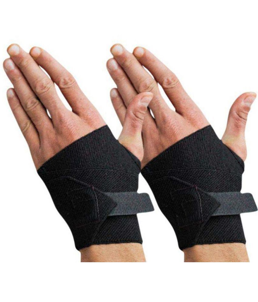     			Thumb & Wrist Support Wrap Brace Binder Stabilizer for Men & Women Gym Workout Sports Hand Injuries Warmer Band, Pain Relief