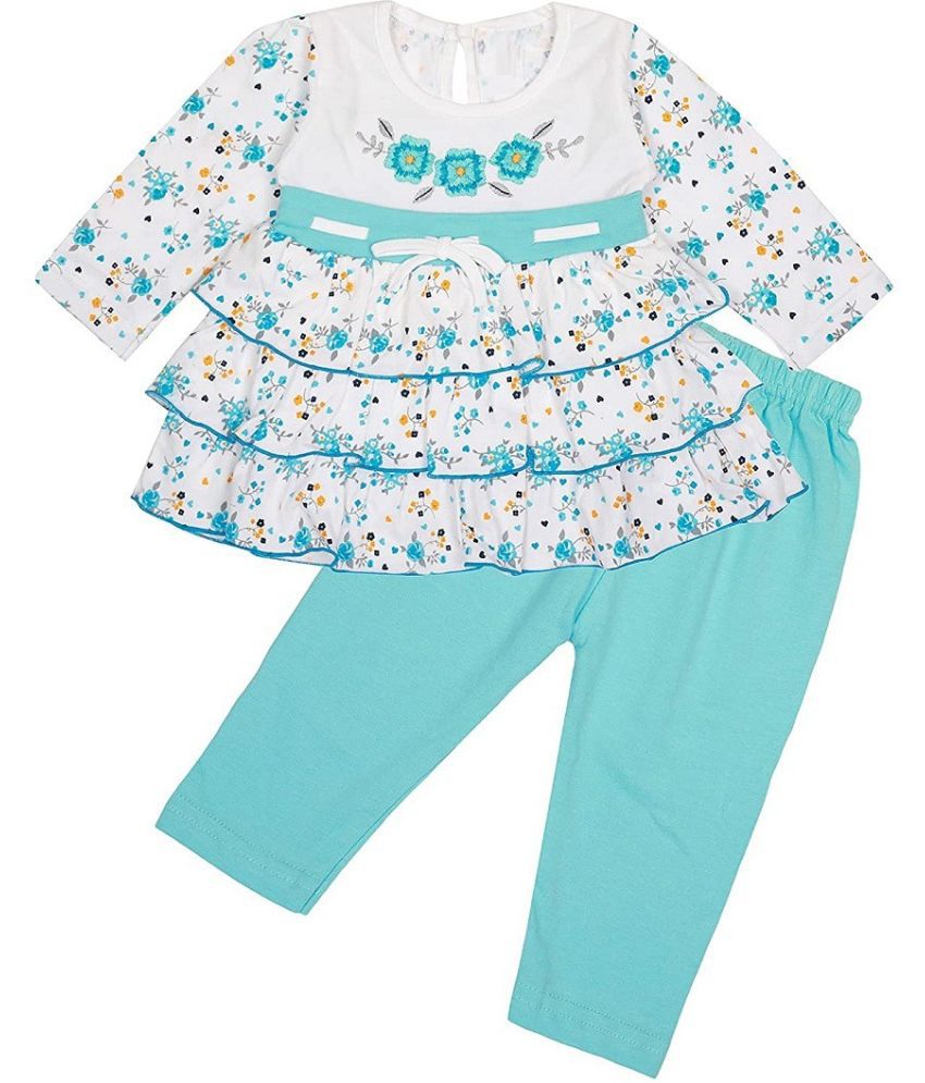     			NammaBaby Girls Casual Dress With Leggings