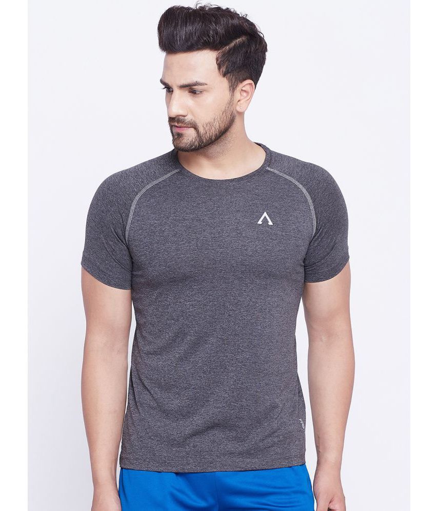     			Austiex - Grey Polyester Regular Fit Men's Sports T-Shirt ( Pack of 1 )