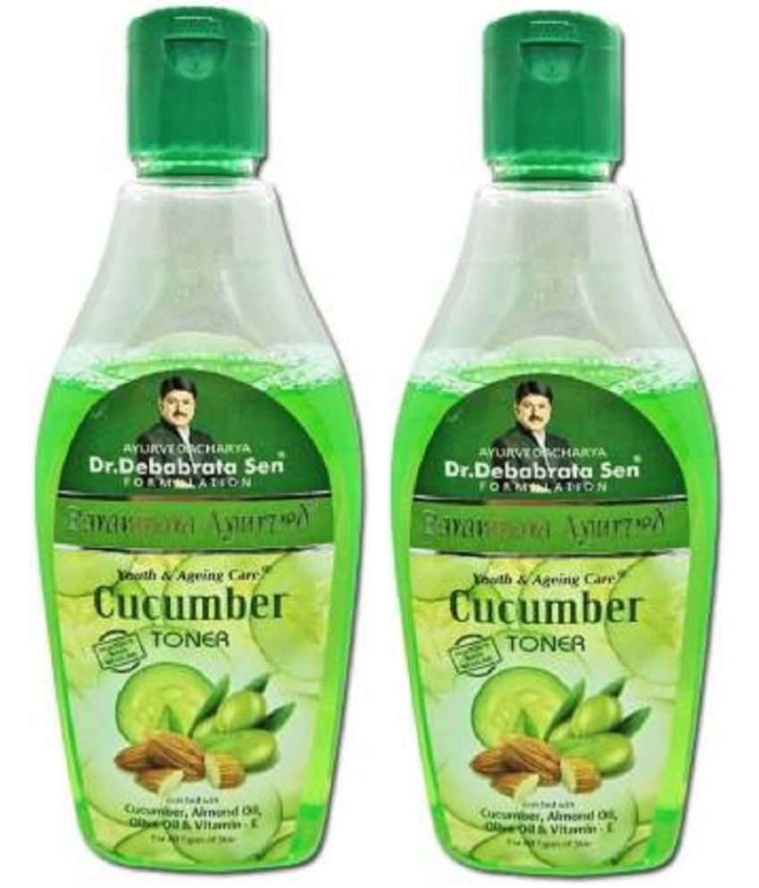 Parampara Ayurved Cucumber Skin Toner Skin Tonic 250 mL Pack of 2