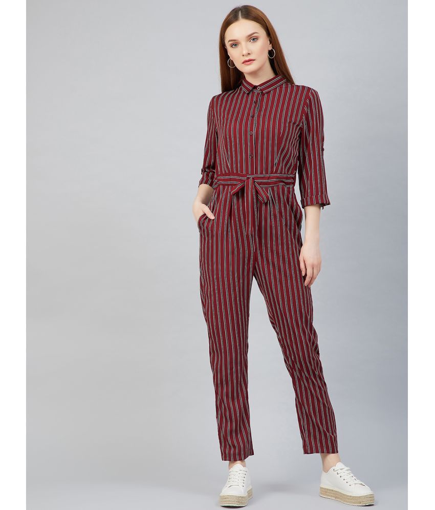     			Rare - Maroon Polyester Regular Fit Women's Jumpsuit ( Pack of 1 )