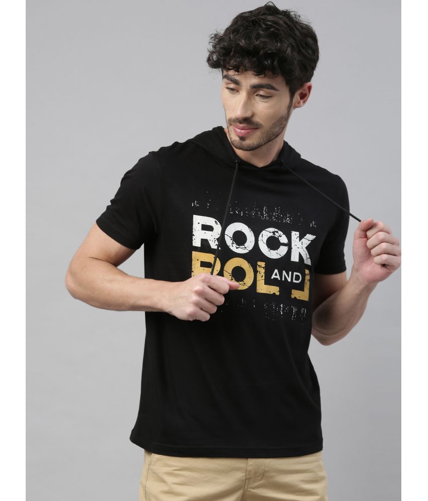 Bushirt - Black 100% Cotton Regular Fit 