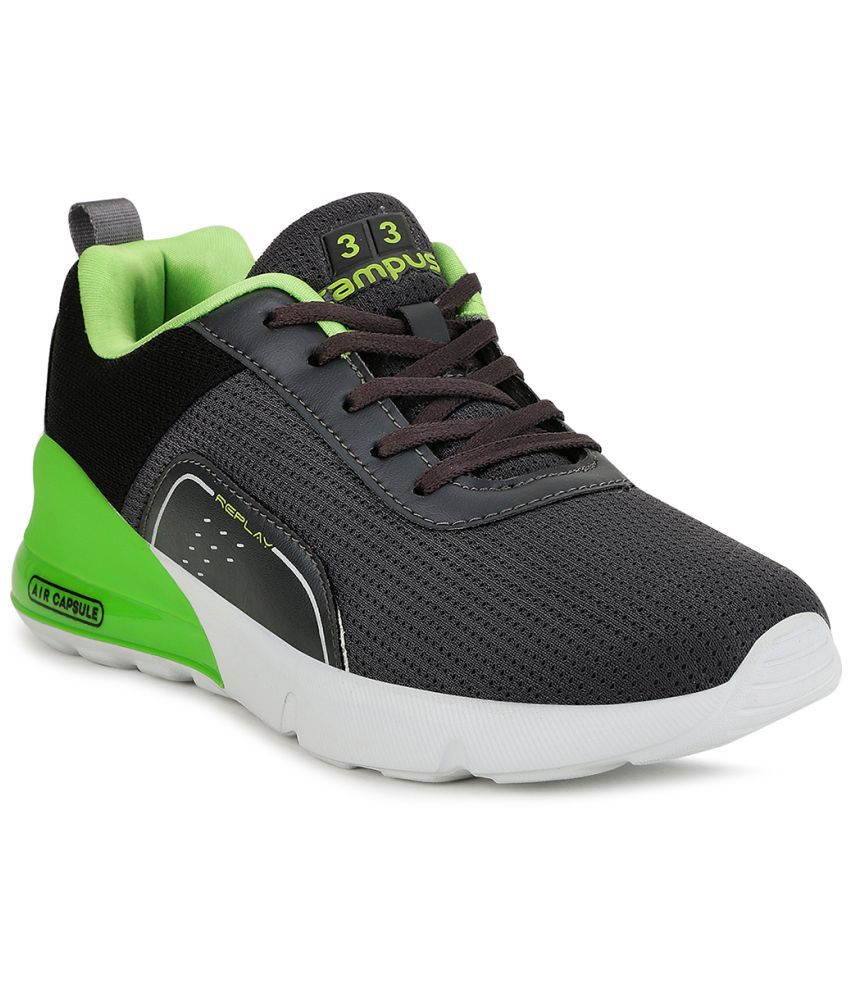     			Campus Unisex Kidos-K Grey Sports Shoes