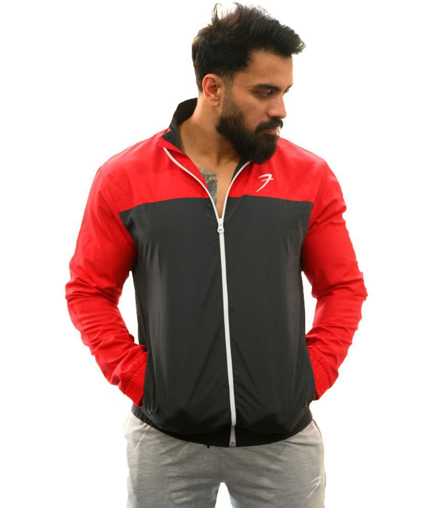     			Fuaark Red Polyester Jacket Single Pack