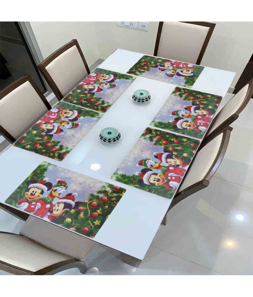 LooMantha Set of 6 PVC Table Mats