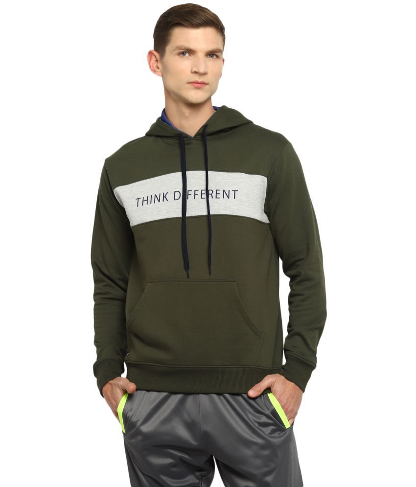     			OFF LIMITS Olive Polyester Sweatshirt Single Pack
