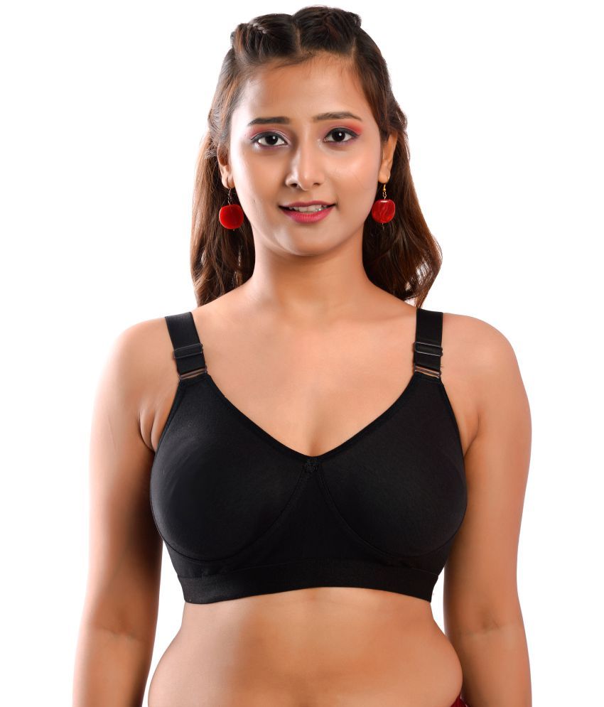     			Viral Girl - Black Cotton Non Padded Women's T-Shirt Bra ( Pack of 1 )