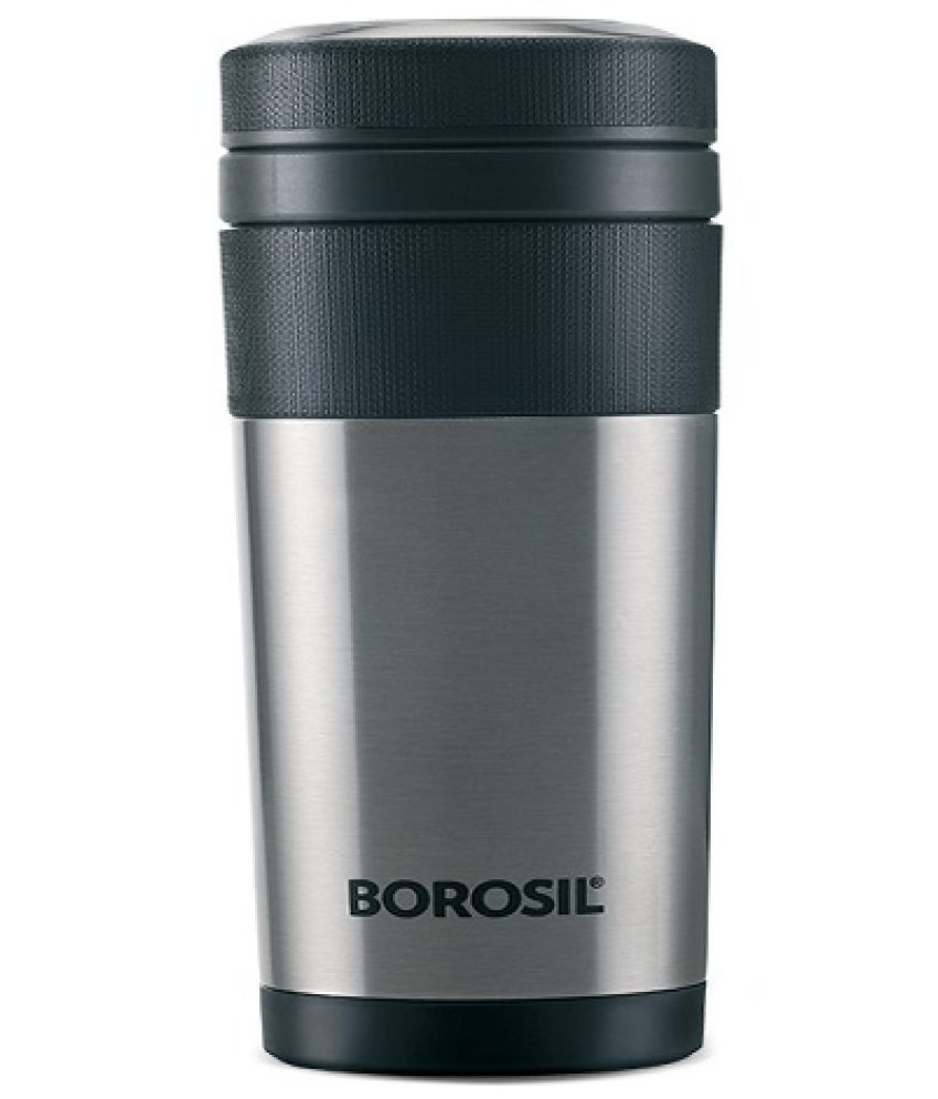 Borosil Travelmate Steel Flask - 350 ml