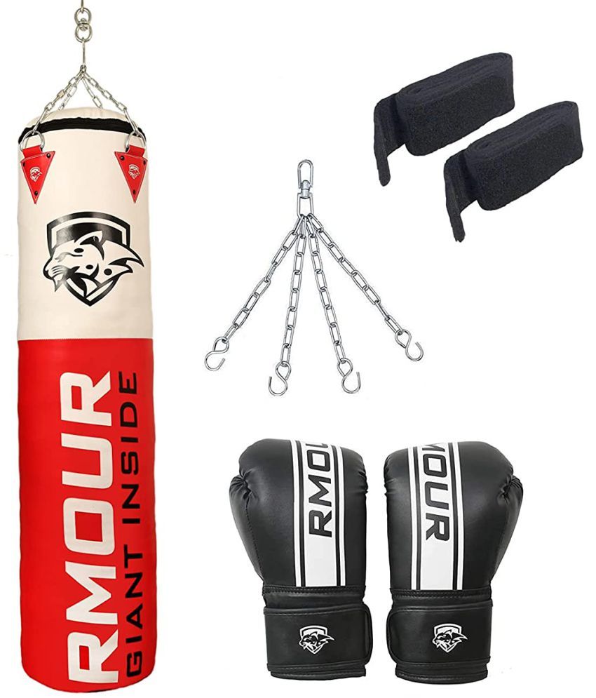 RMOUR GIANT INSIDE Leather Boxing Heavy Bags Buy Online at Best Price