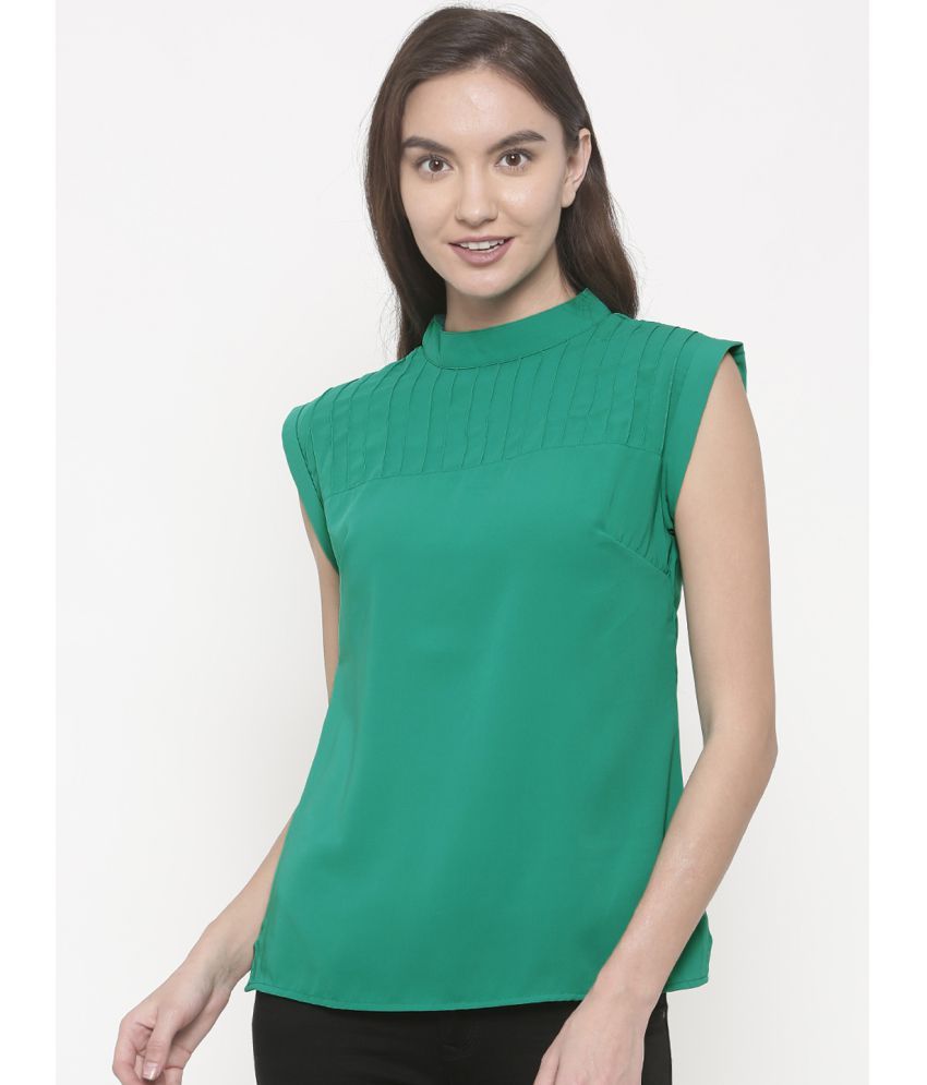     			Rare - Green Polyester Women's Regular Top ( )