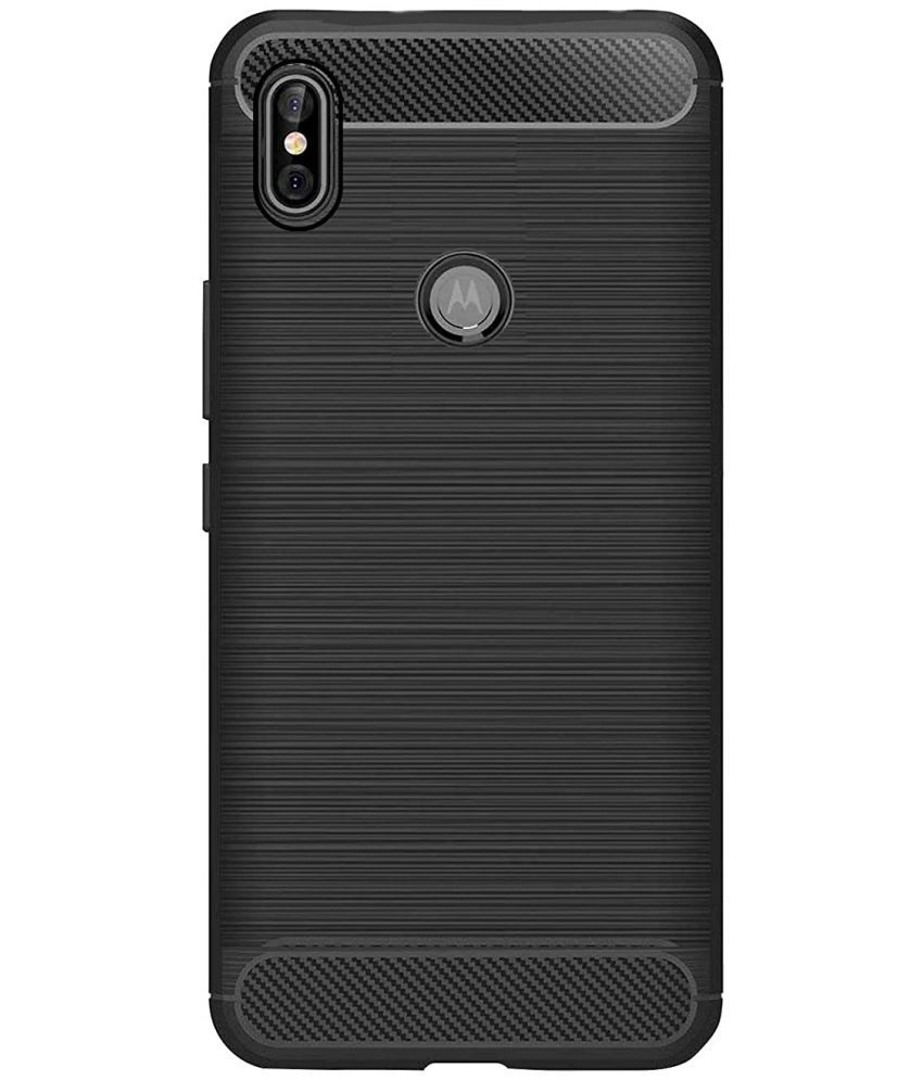     			Spectacular Ace Black Hybrid Covers For Motorola One Power - Pack of 1