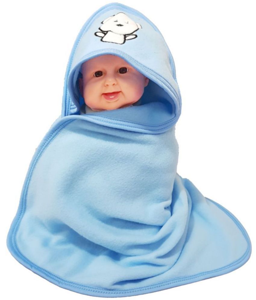 Brandonn MultiColour Flannel Baby Blanket ( 66 cm × 66 cm 5 pcs) Buy