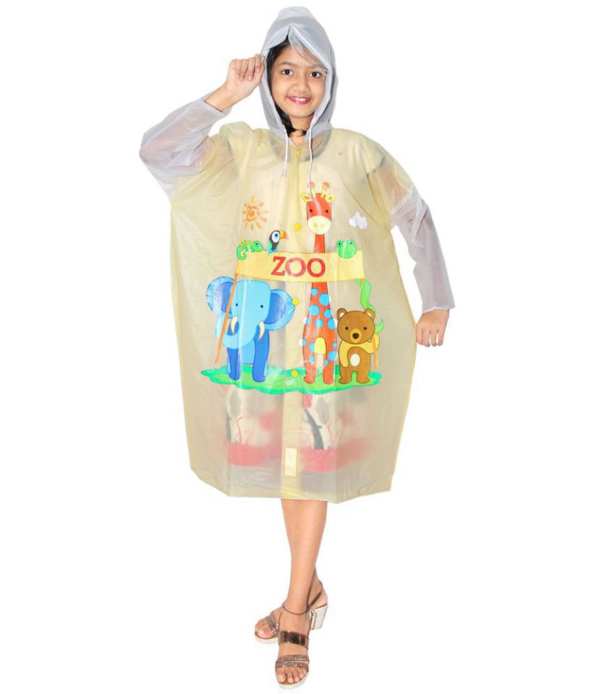 Goodluck PVC Girls Raincoat Full Sleeve