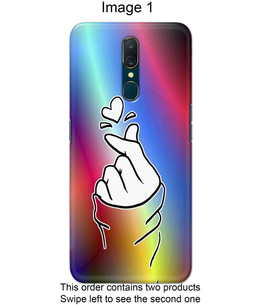     			Tweakymod 3D Back Covers For OPPO A9 Pack of 2