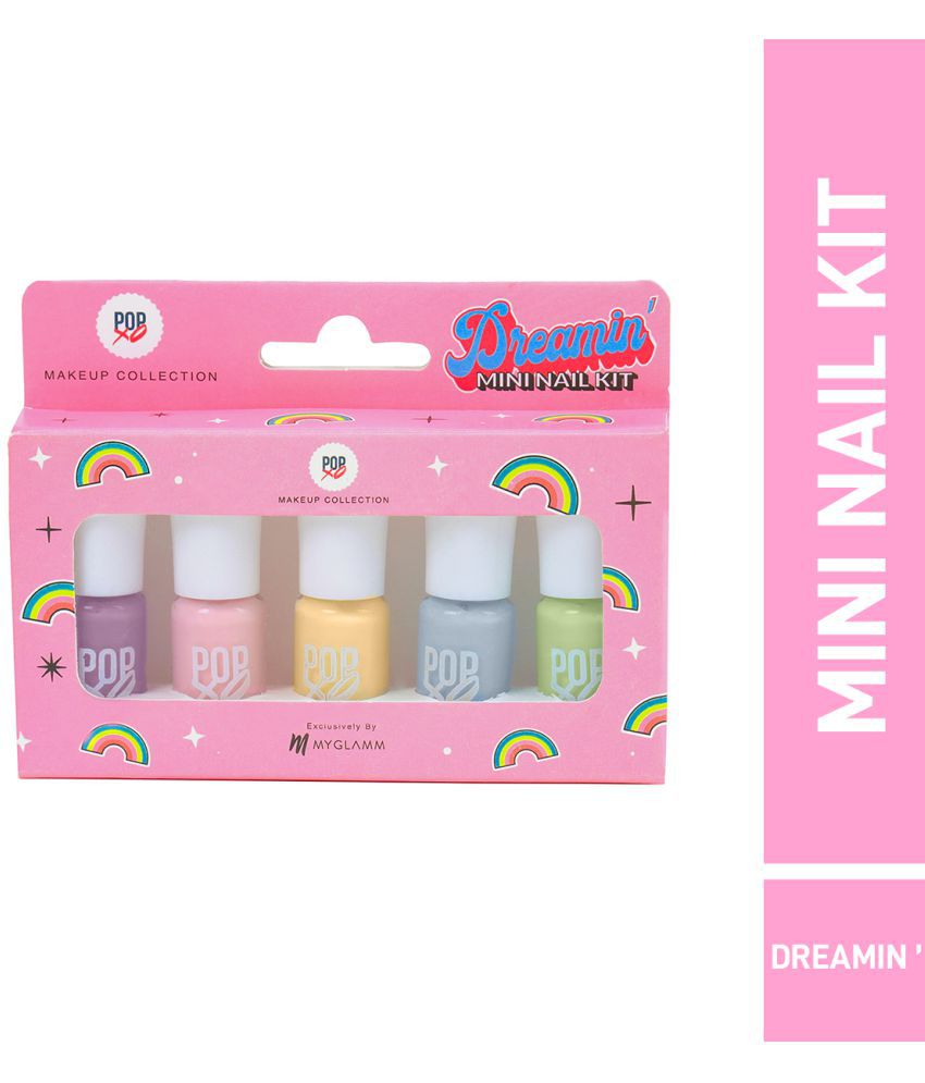 MyGlamm POPxo Makeup Collection -Mini Nail Kit-Dreamin'-5X3ml