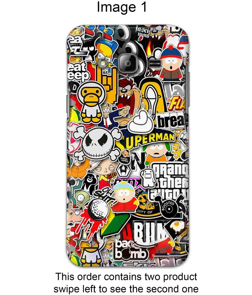     			Tweakymod 3D Back Covers For Samsung Galaxy J3 2016 Pack of 2