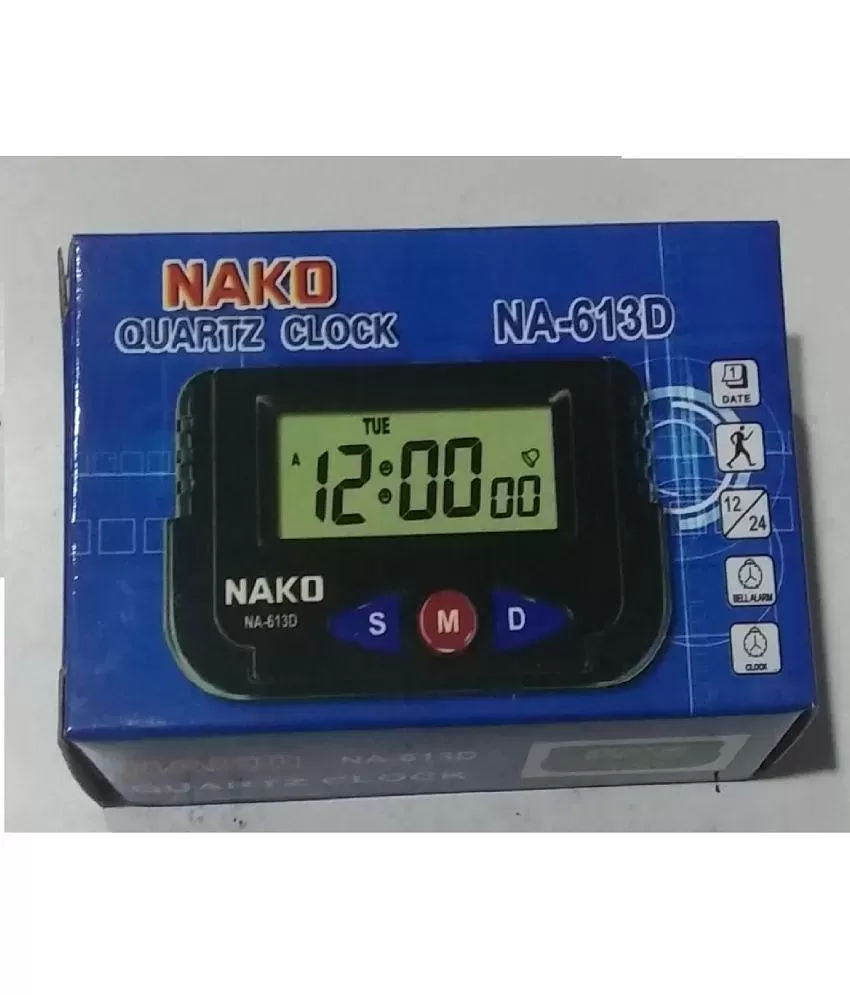 Car Dash Board Clock Digital Clock Alarm Clock Stop Watch Date