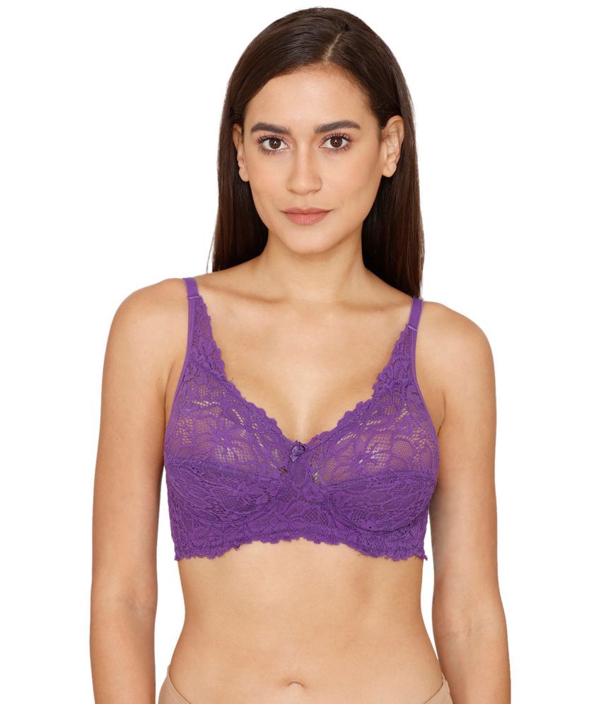     			Rosaline by Zivame Nylon T-Shirt Bra - Purple Single