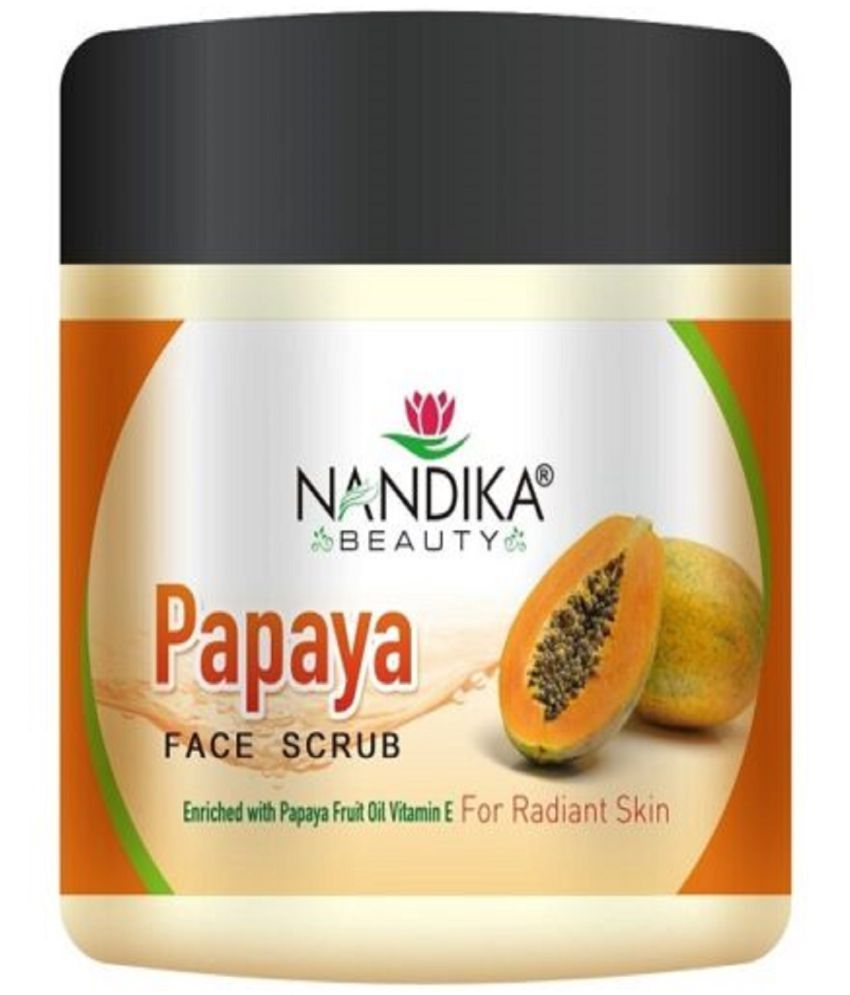 NANDIKA BEAUTY PAPAYA Facial Scrub 200 gm Buy NANDIKA BEAUTY PAPAYA