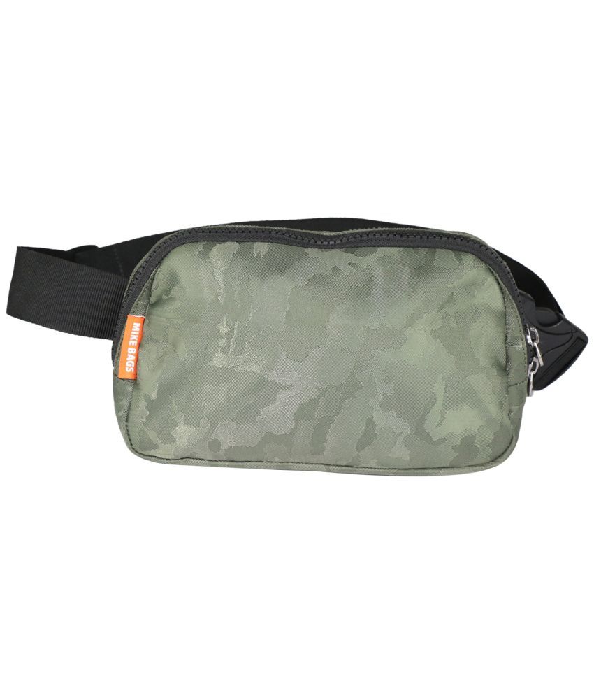     			MIKE Waist Pouch Polyester Green Waist Pouch