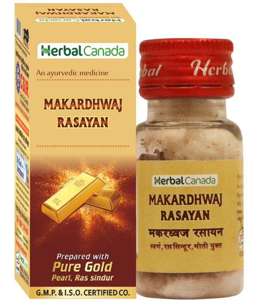 Herbal Canada Makardhwaj Rasayan Tablet 50 no.s Pack Of 1
