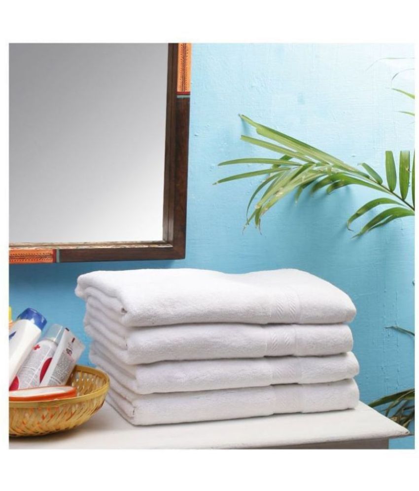 Wholesale Set of 4 Hand Towel White 40x60