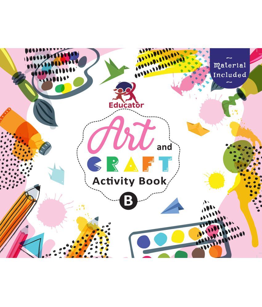 Art And Craft Activity Book B For 3 4 Year Old Kids With Free Craft 