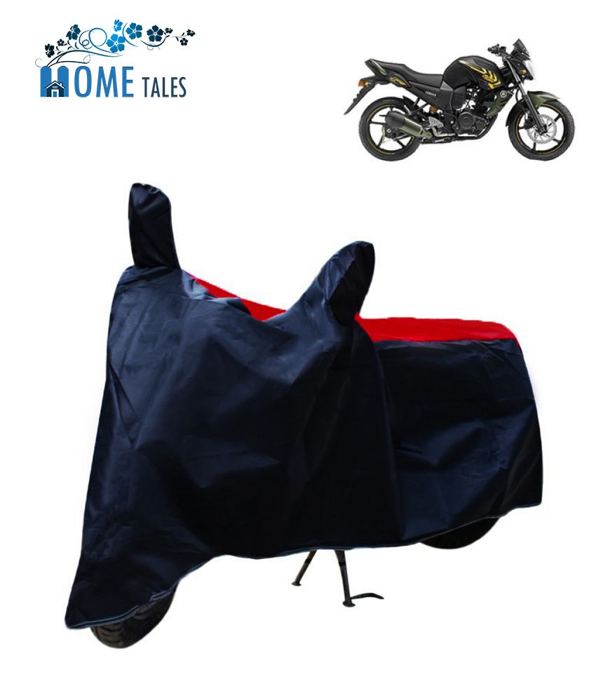     			HOMETALES Dustproof Bike Cover For Yamaha FZ S Ver 2.0 with Mirror Pocket - Red & Blue