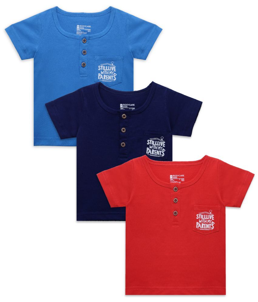     			Bodycare - Multi T-Shirt For Baby Boy ( Pack of 3 )