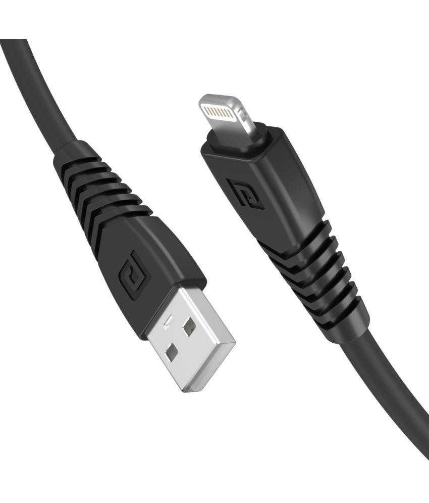     			Portronics Konnect Core:1 M Lightning Cable ,Black (POR 655)