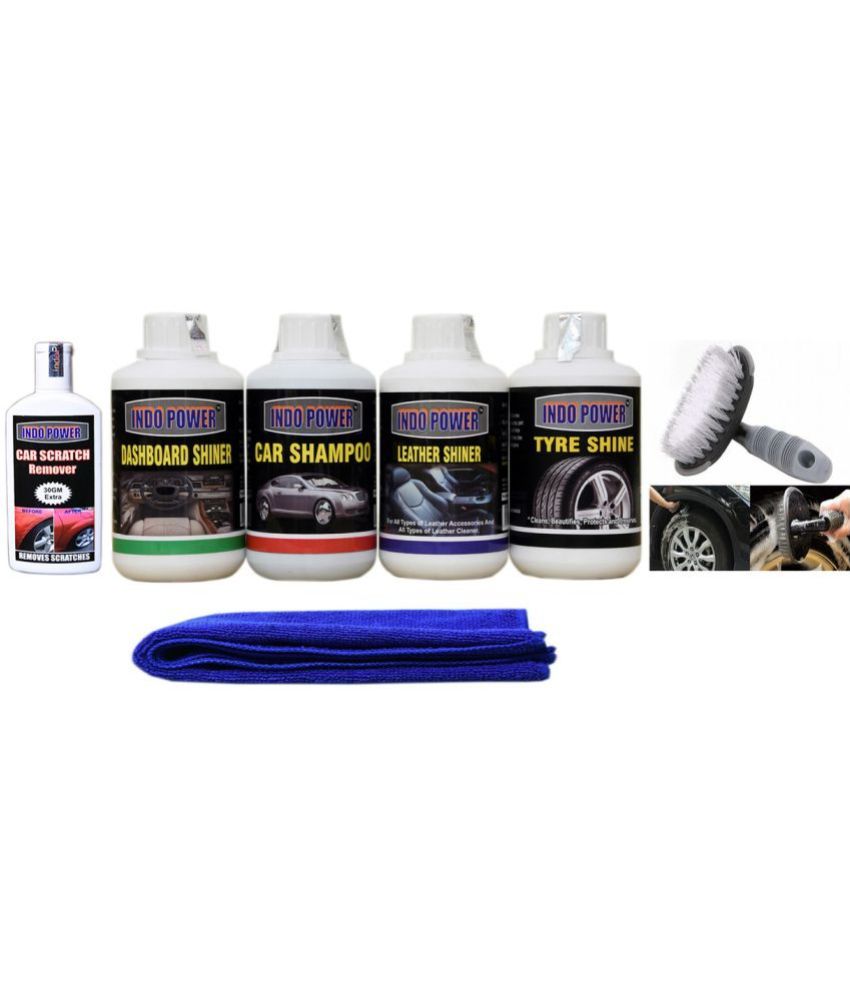 DASHBOARD SHINER 250ML+CAR WASH SHAMPOO 250ml+ TYRE SHINER 250ml
