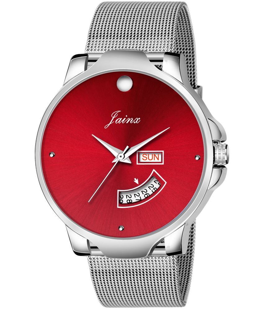     			Jainx Day & Date Dial Stainless Steel Analog Men's Watch