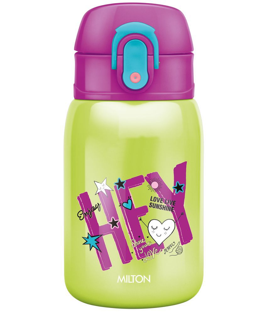     			Milton Jolly 275 Thermosteel Kids Hot and Cold Water Bottle, 230 mL, Green