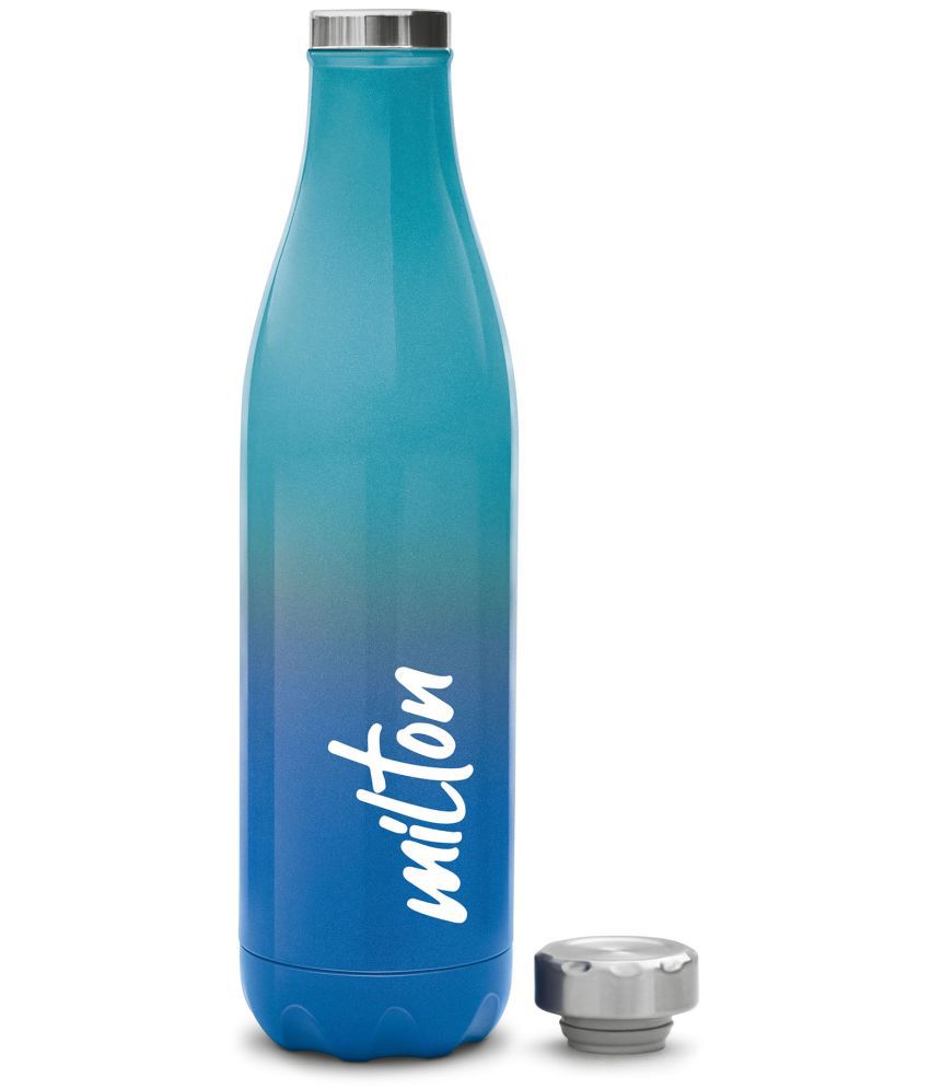     			Milton Prudent 800 Thermosteel 24 Hours Hot and Cold Water Bottle, 820 ml, Blue