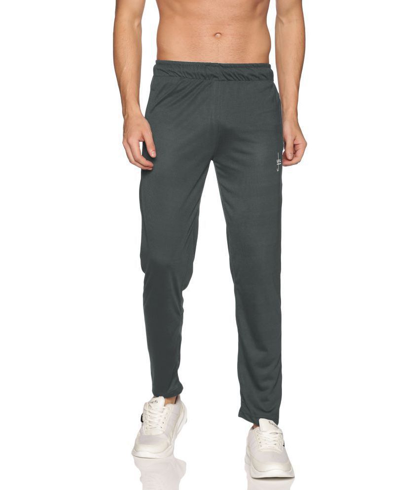 YHA - Cotton Blend Grey Men's Trackpants ( Single Pack )