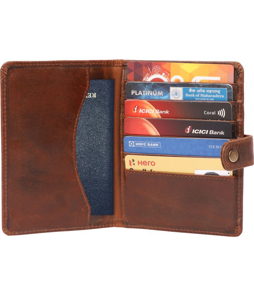     			samtroh - Leather Tan Men's Regular Wallet ( Pack of 1 )