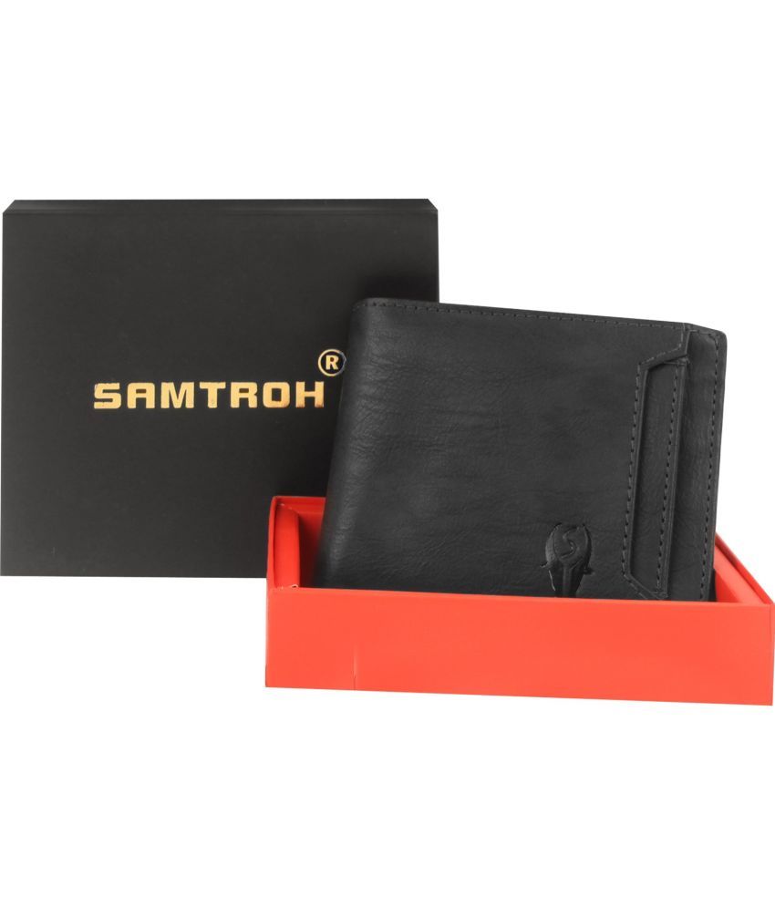     			samtroh - PU BLACK Men's Regular Wallet ( Pack of 1 )