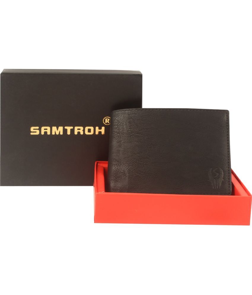     			samtroh - PU BLACK Men's Regular Wallet ( Pack of 1 )