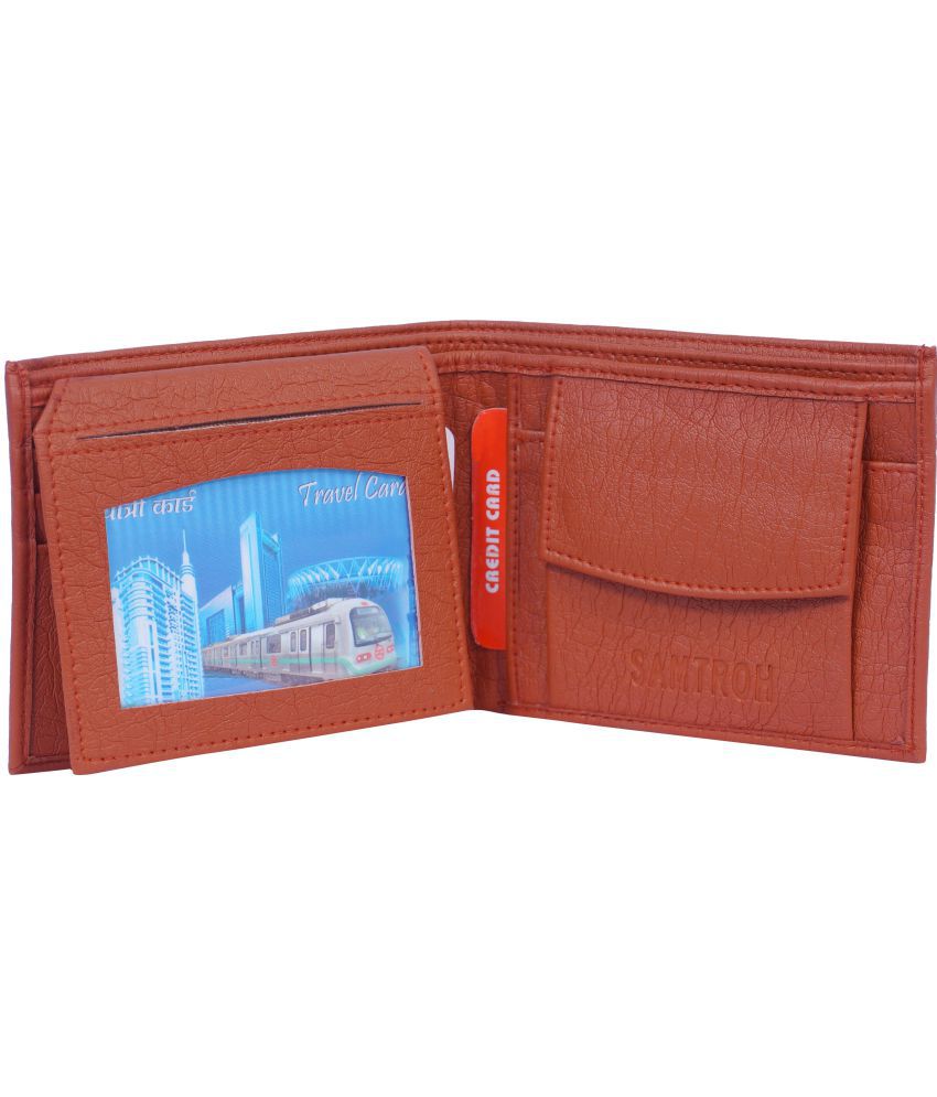     			samtroh - PU Tan Men's Regular Wallet ( Pack of 1 )