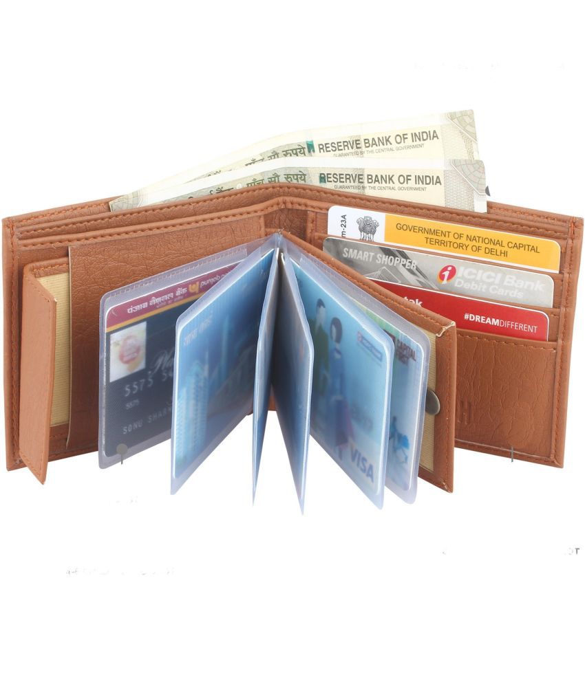     			samtroh - PU tan Men's Regular Wallet ( Pack of 1 )