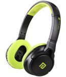 Portronics Muffs M1:Bluetooth Headphone with Mic. & Aux Port ,Green (POR 1512)